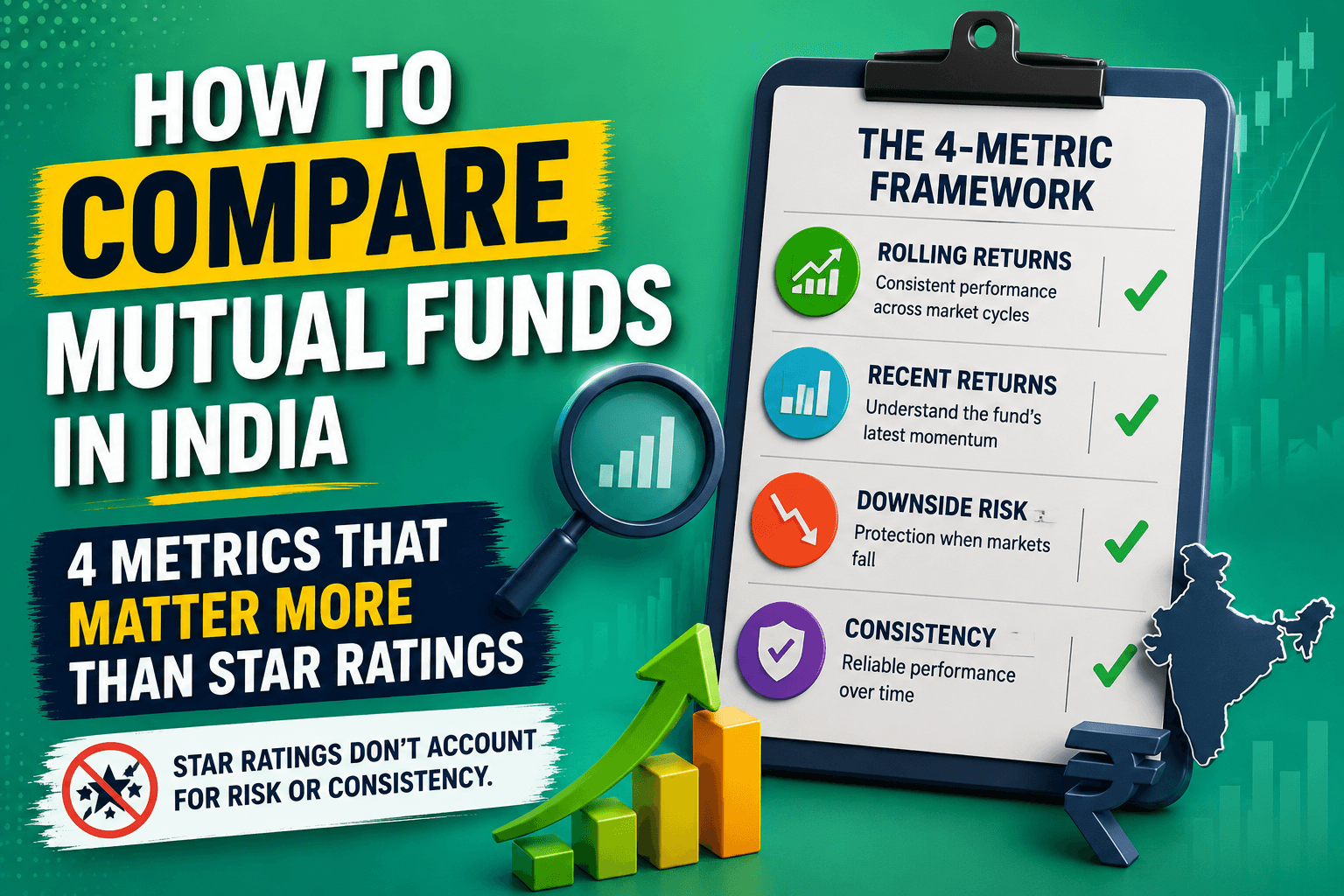 How to Compare Mutual Funds in India: 4 Metrics That Matter More Than Star Ratings